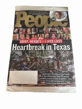 People Magazine July 28 2025 Heartbreak in Texas Flood July 4th Gwyneth Paltrow